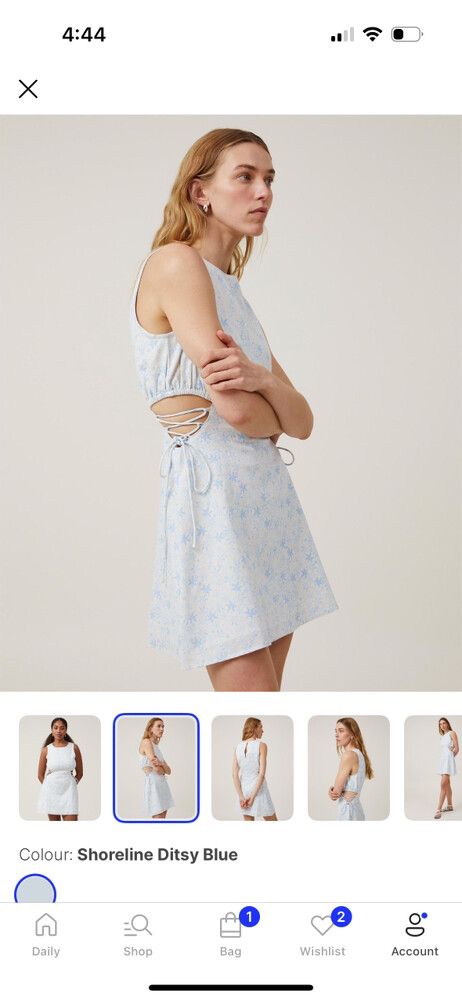 Linen/Cotton Blend Dress