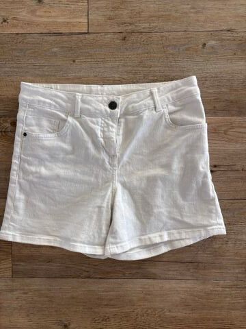 Kookai White Denim Shorts