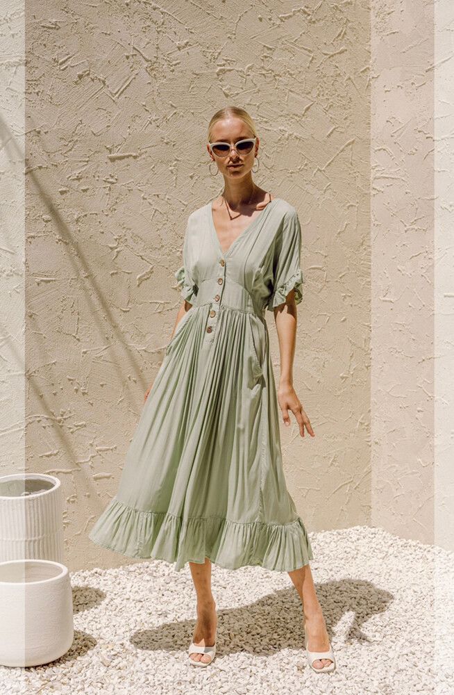 Pistachio Evie Dress