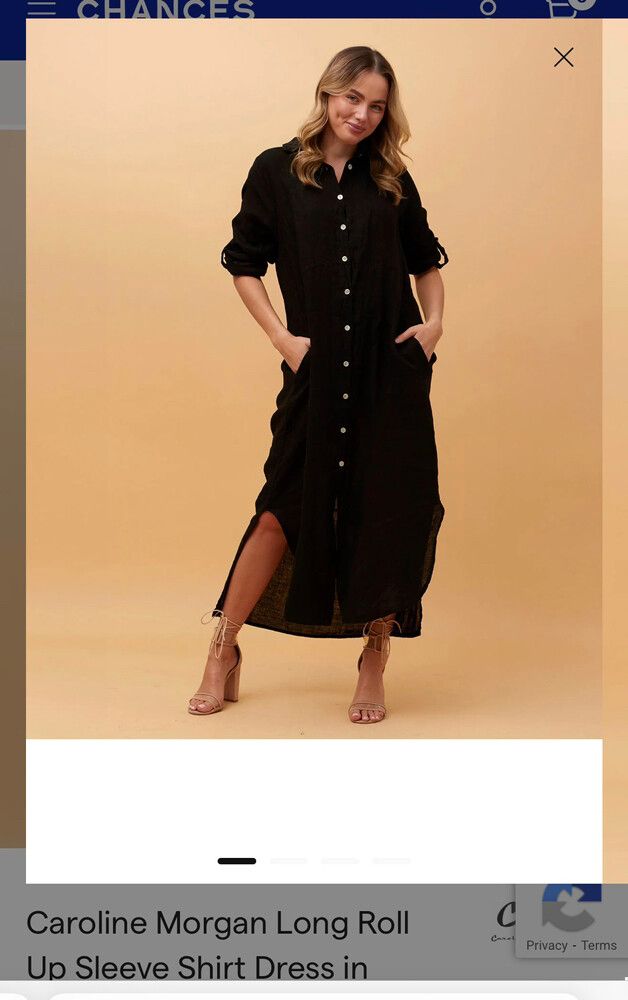 chinese dress ladies Bottega Moda | Onassis Dress Linen Abstract Spot Earth Multi