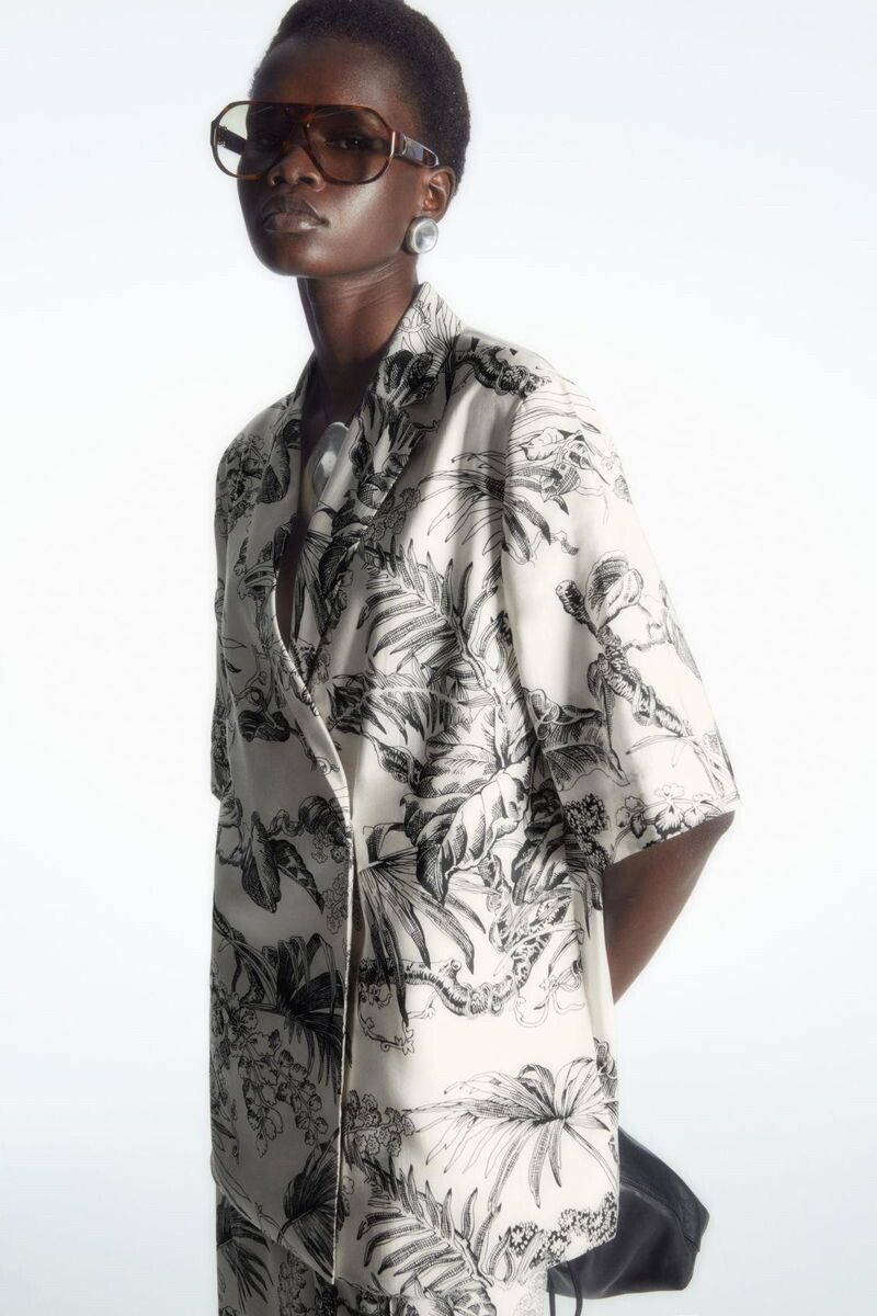 COS Botanical Silk Blouse