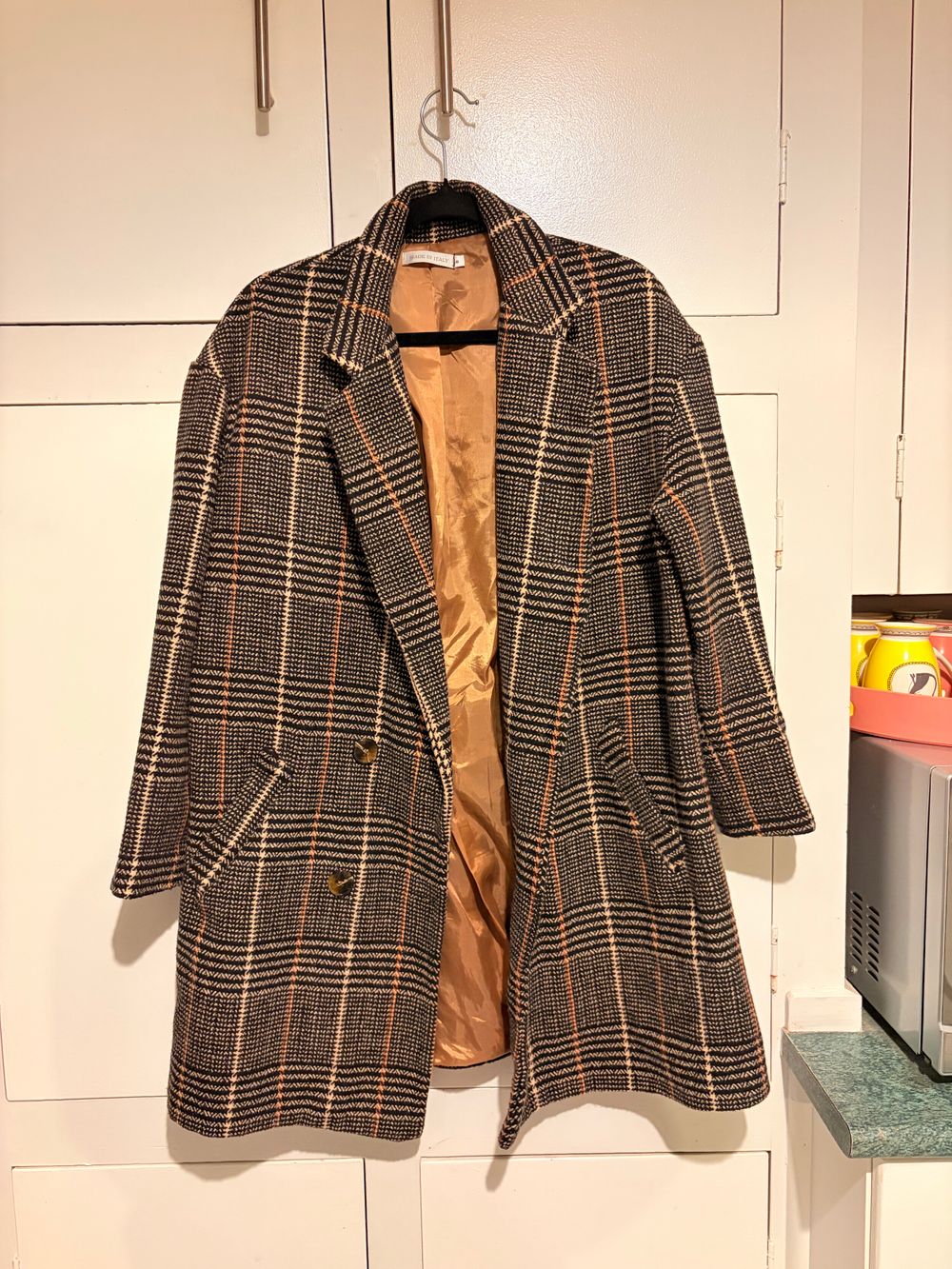 Brown Plaid Coat