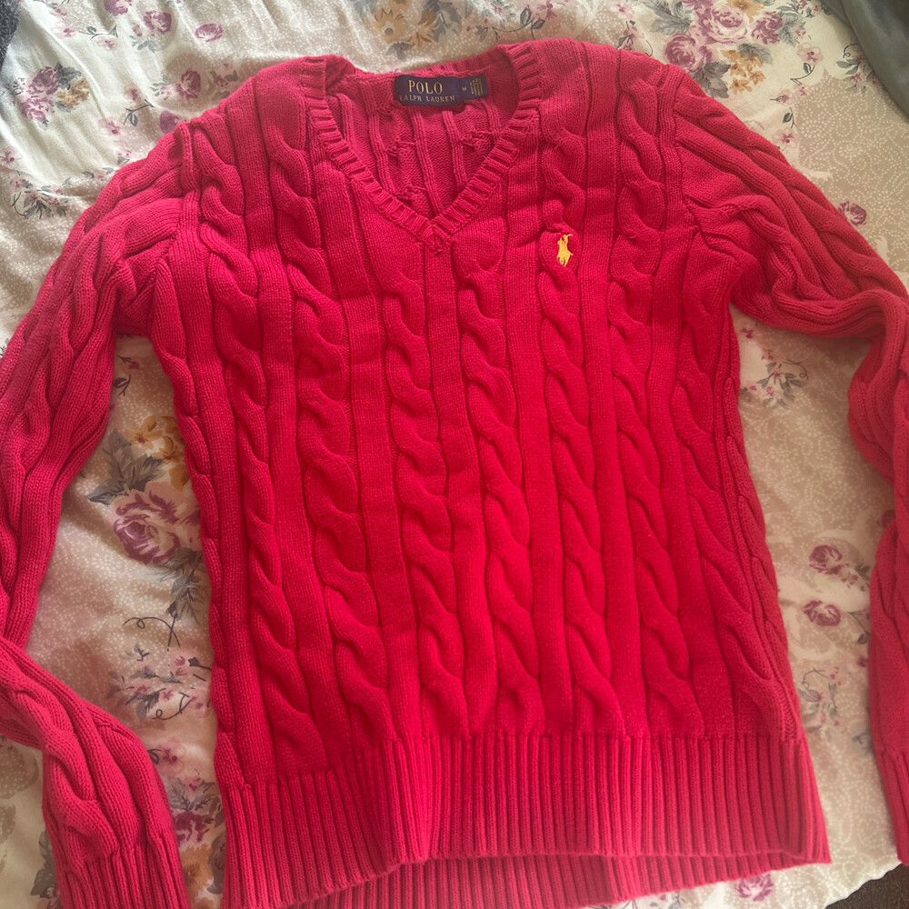 Polo Ralph Lauren Pink Knit Jumper