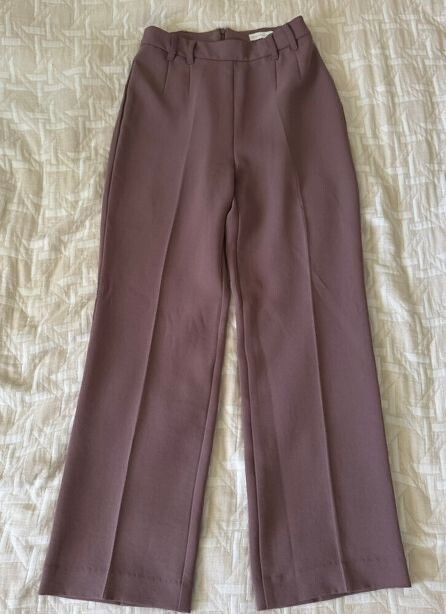 Kookai Lux Straight Pants In Mink