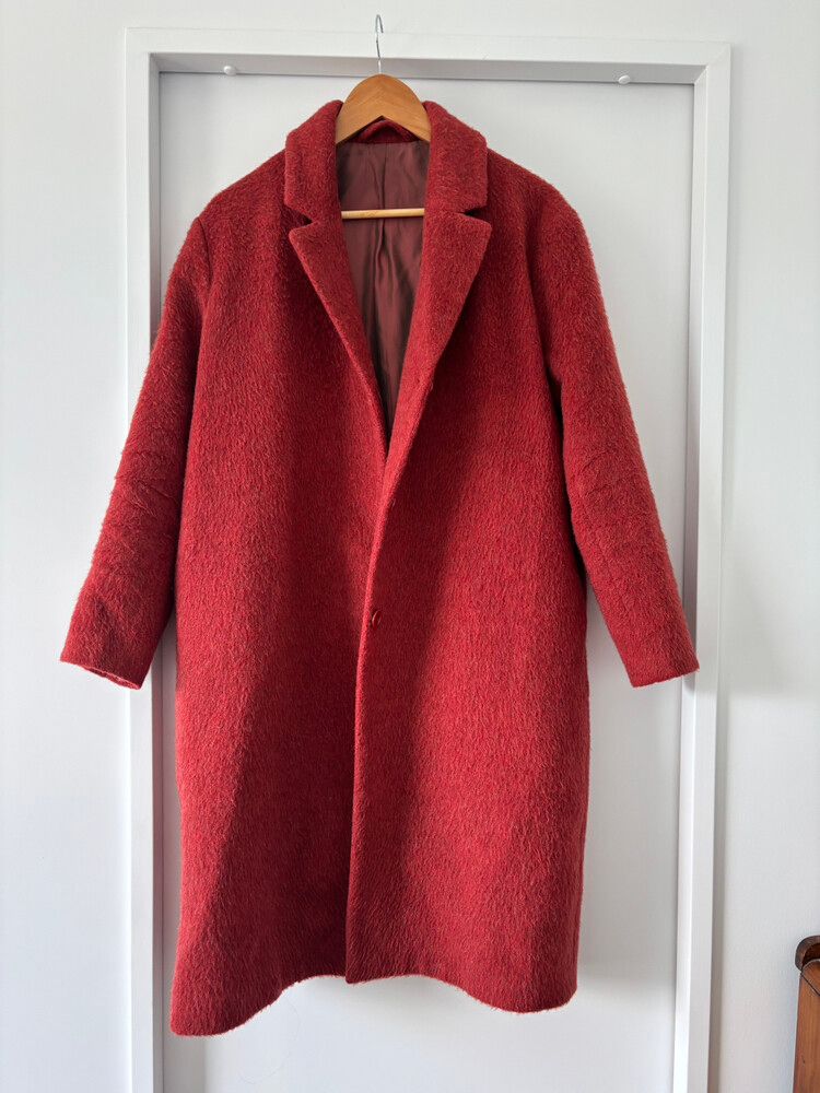 Wool Mohair Blend Coat
