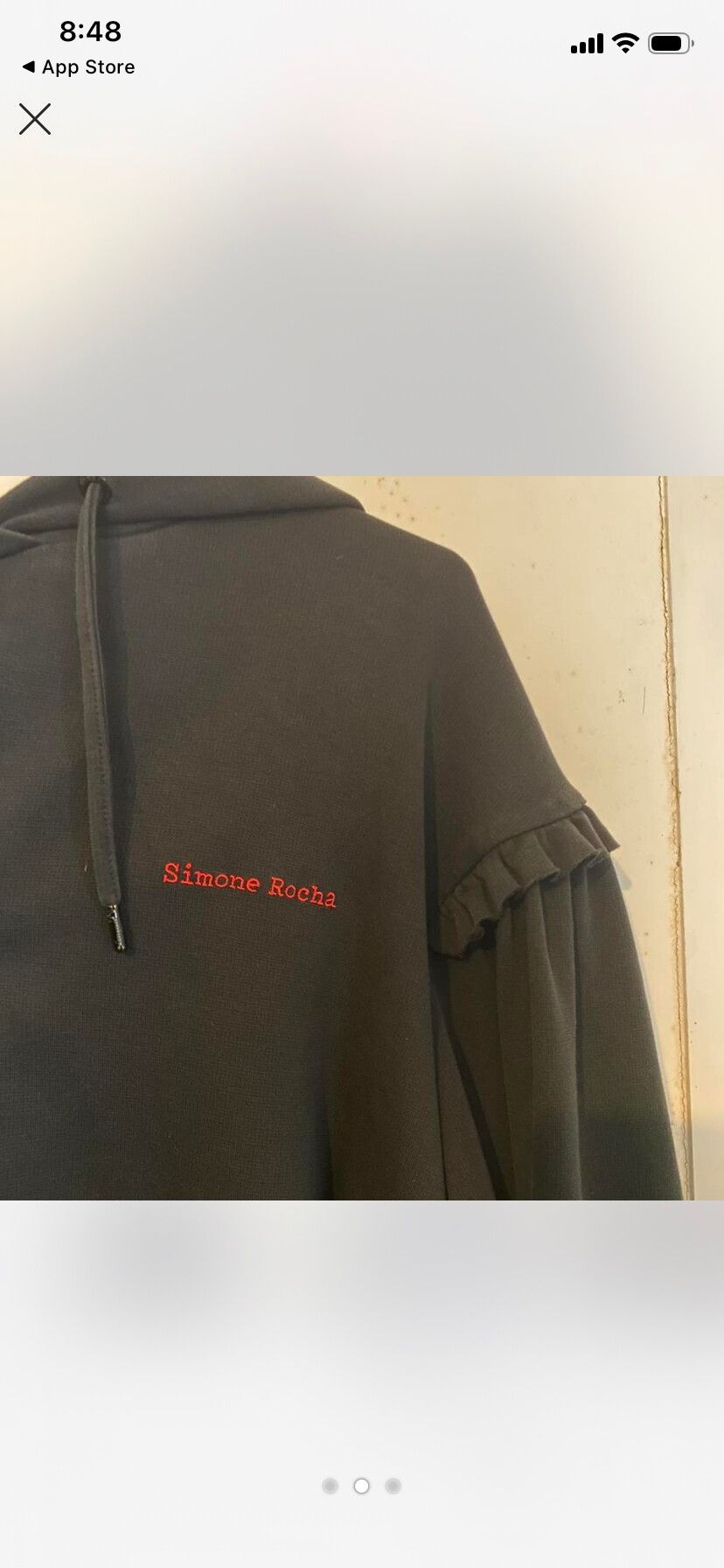 Simone Rocha Black Hoodie