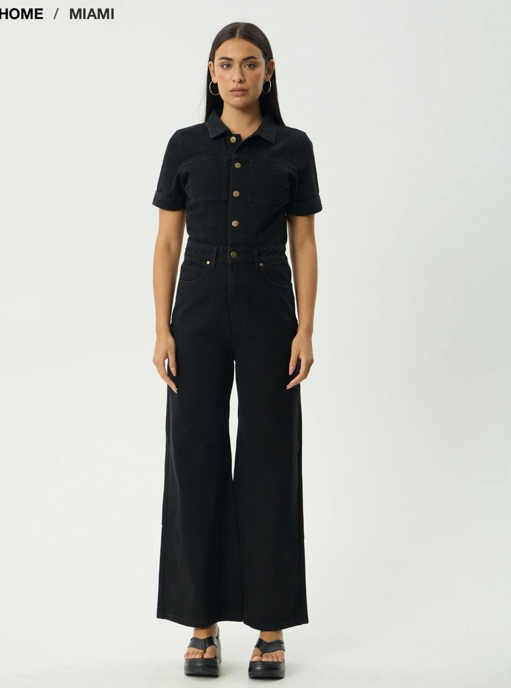 Afends Black jumpsuit