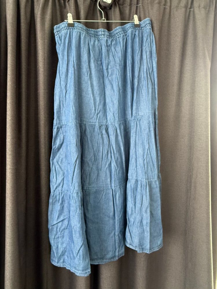 Shine On Label Blue Denim look Skirt