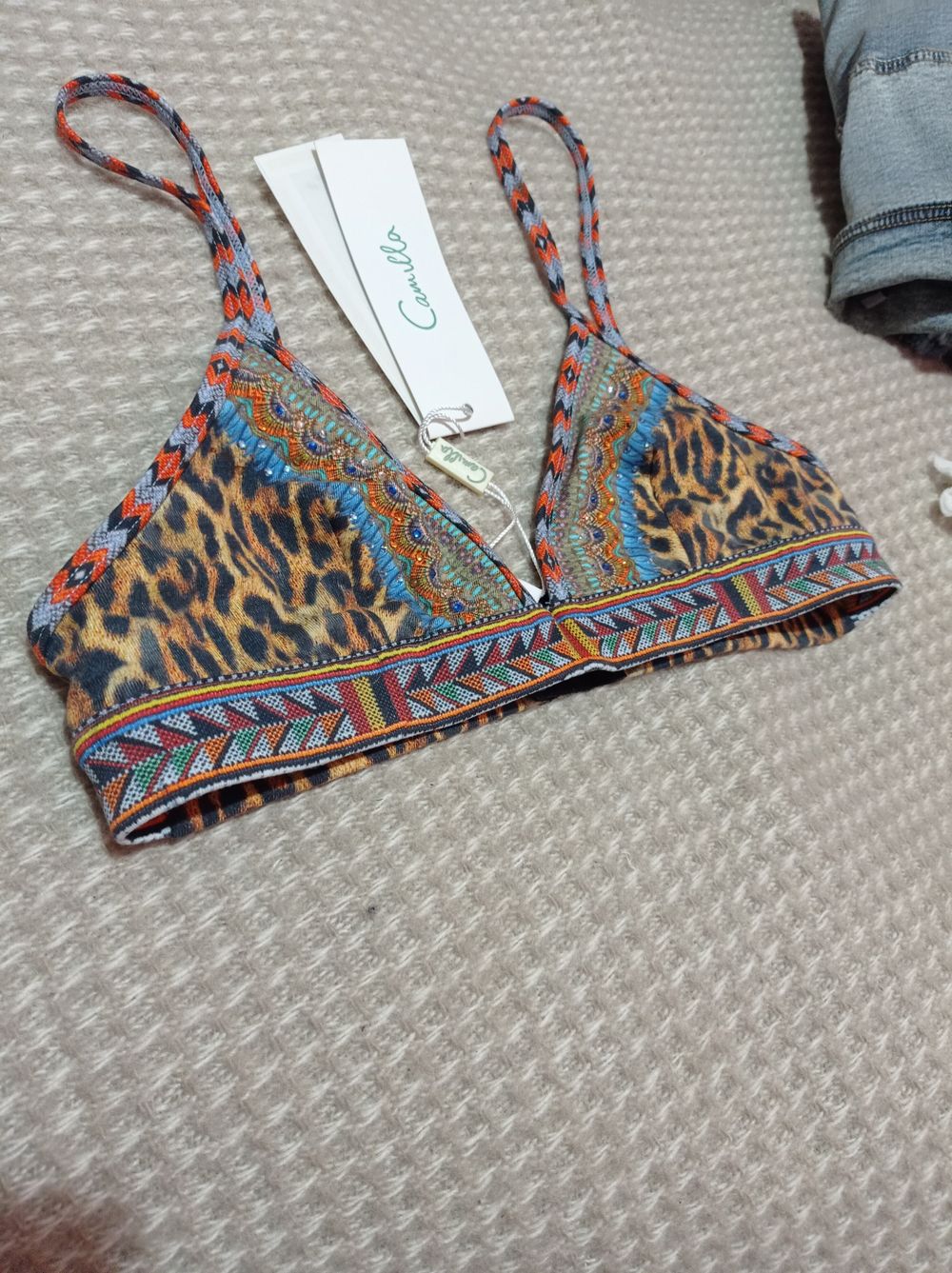 Camilla Kingdom Call Triangle Bra Top