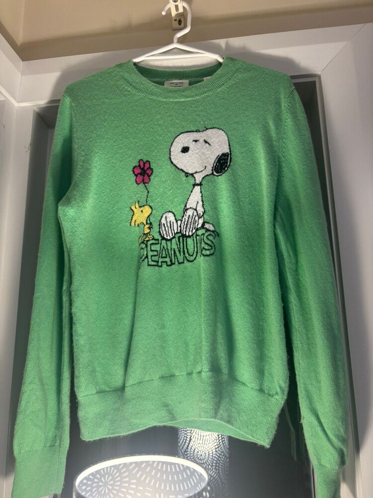 Chinti & Parker Green 'Peanuts' Jumper