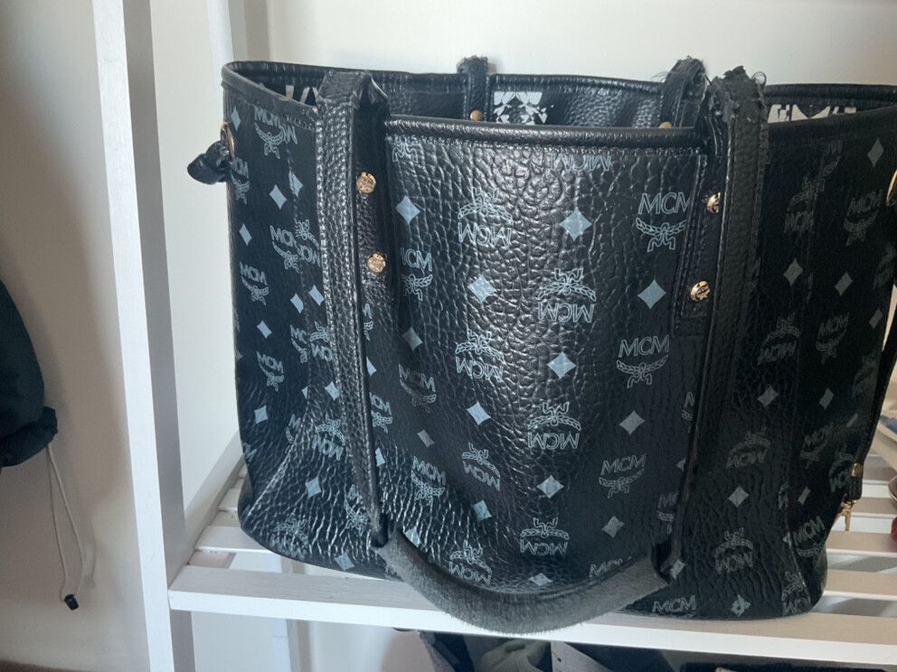 OG MCM SHOULDER reversible TOTE