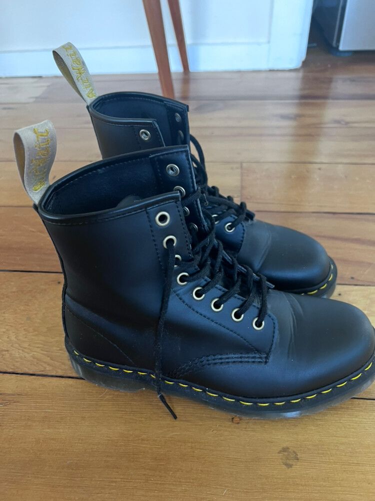 Dr. Martens Black Boots Vegan