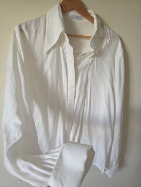Laing Ivory Tencel Shirt Size M