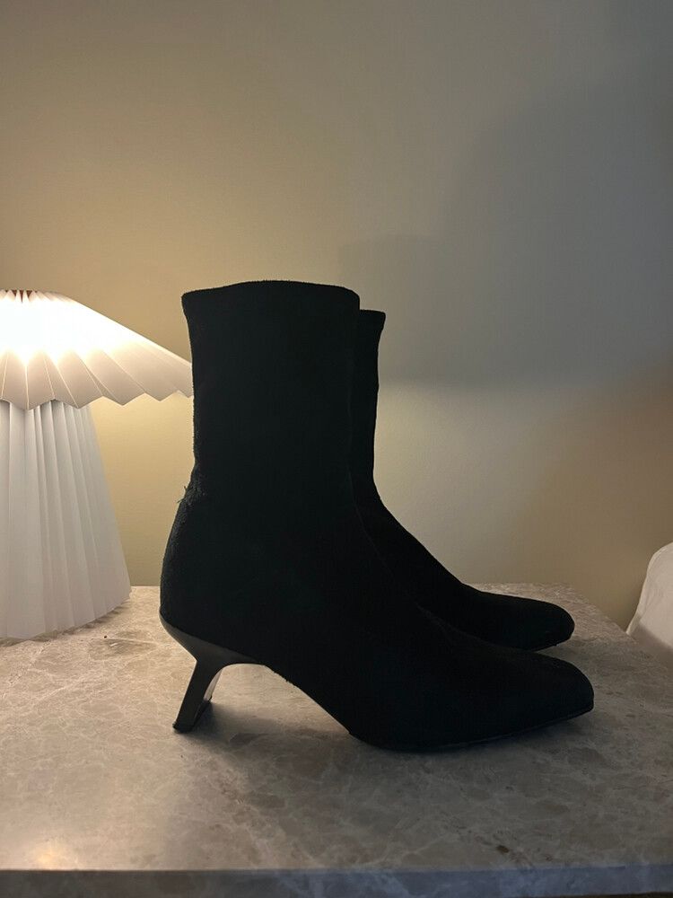 Miista black suede boots