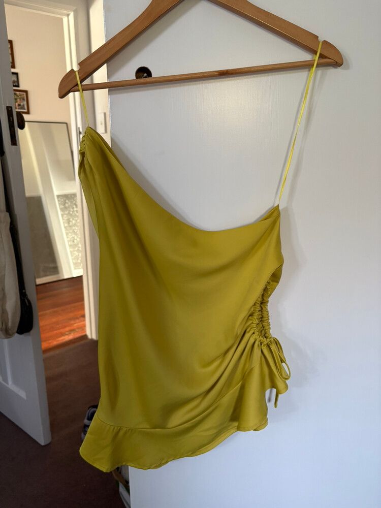One Shoulder Ruched Top - Among The Brave