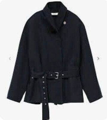 Prunille Belted Cotton-Blend Canvas Jacket