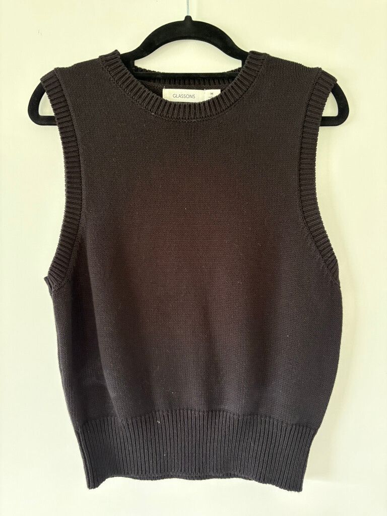 Glassons Black Knit Vest