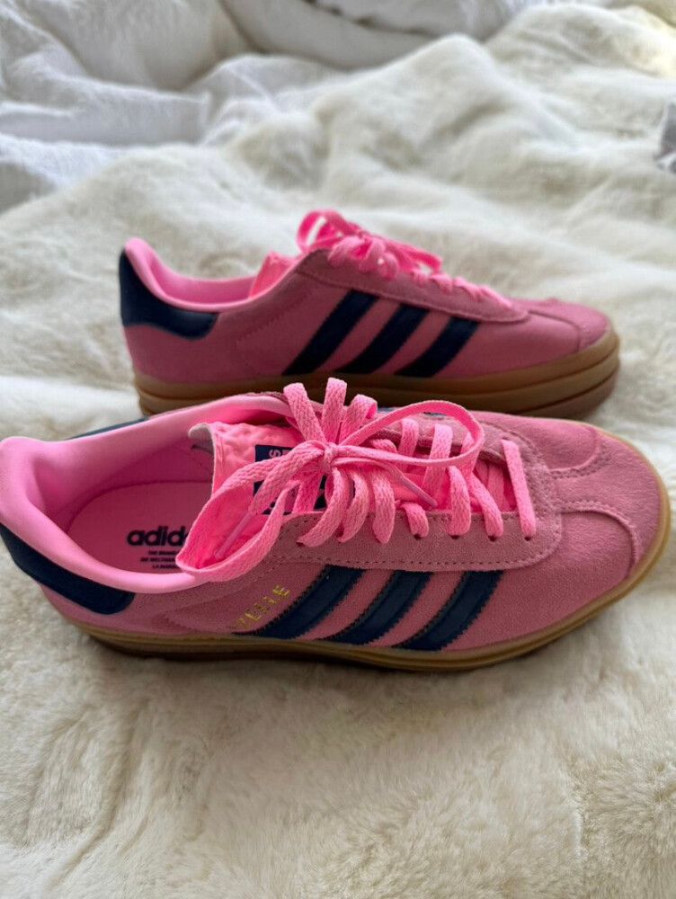adidas gazelle silver green womens Adidas Gazelle Bold J In Navy Pink For Youth main image 1