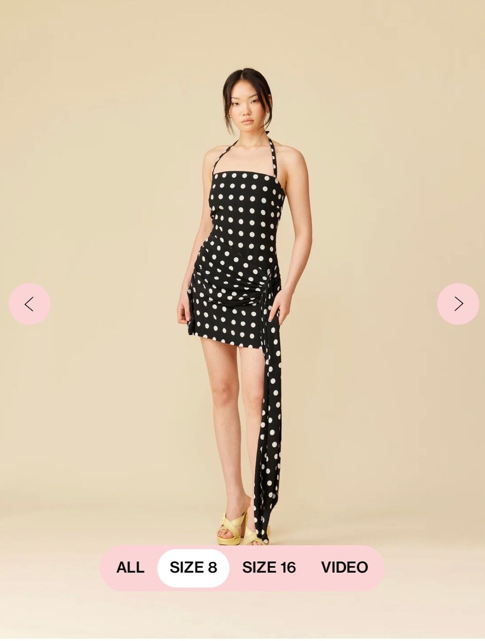 Ruby - Lou Mini Dress in Polka Dot S8