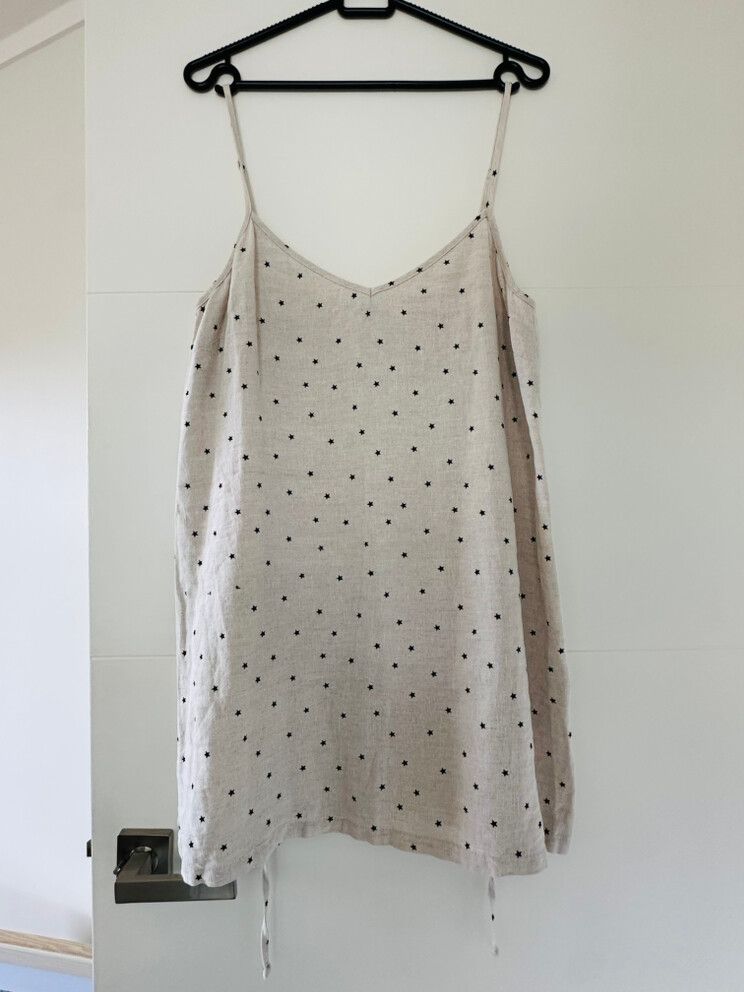 Bec & Bridge - Bec & Bridge Beige Linen Star Dress on Designer Wardrobe