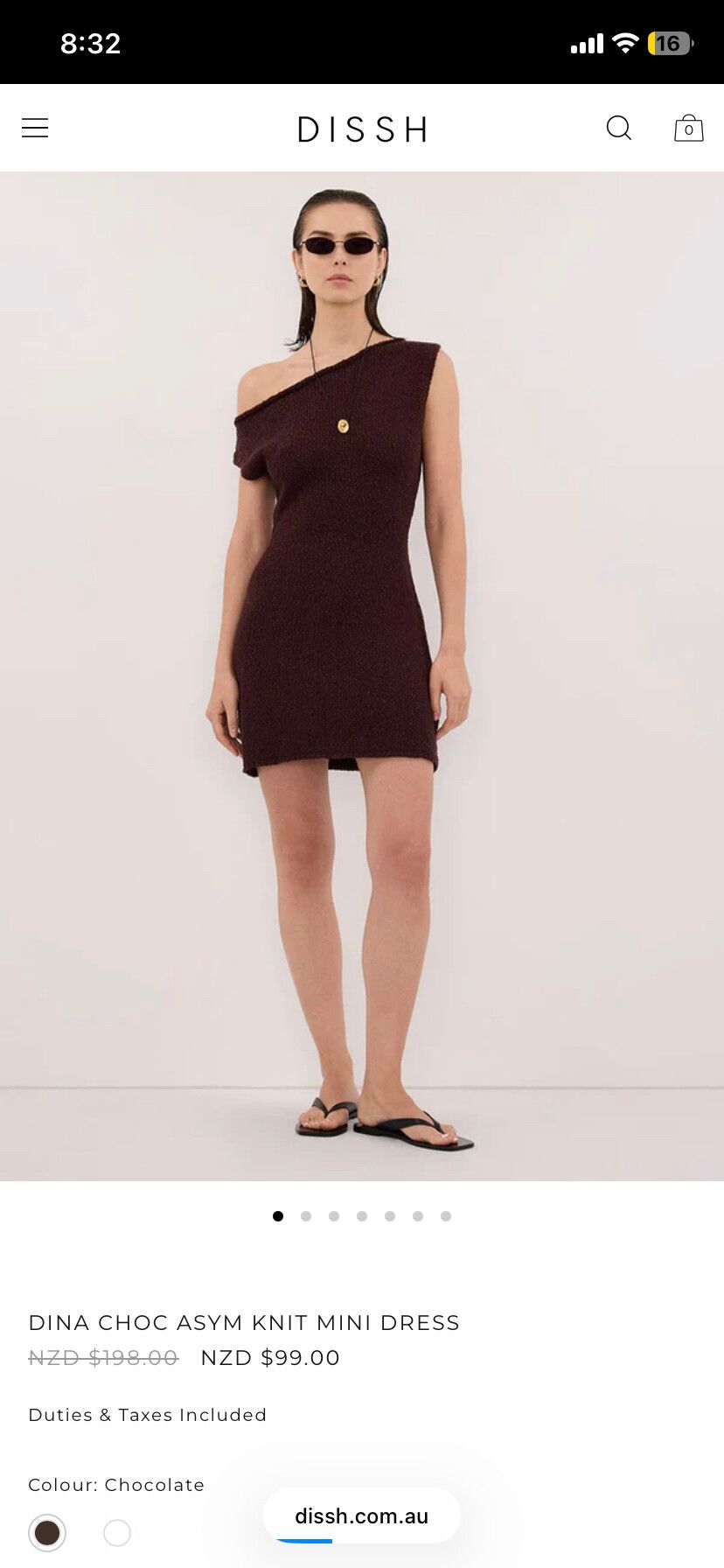 Dissh Choc Knit Dress