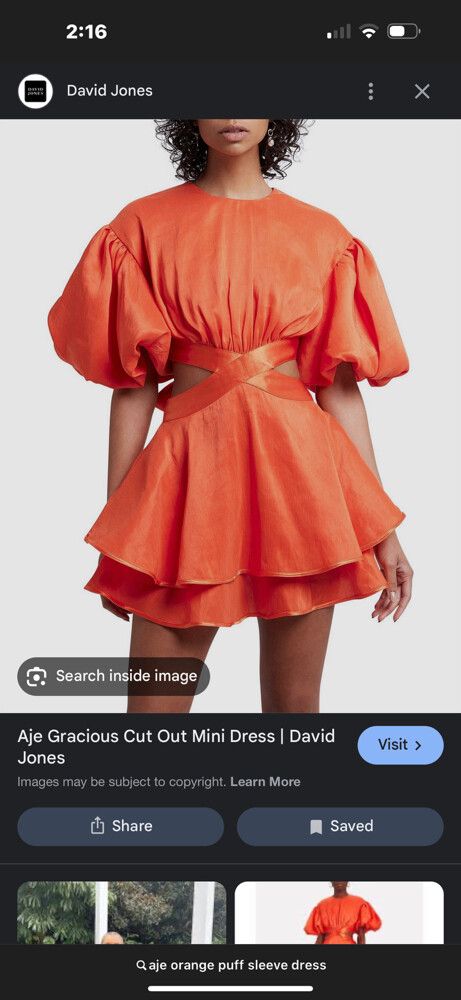Aje - Aje Gracious Cut Out Mini Dress on Designer Wardrobe