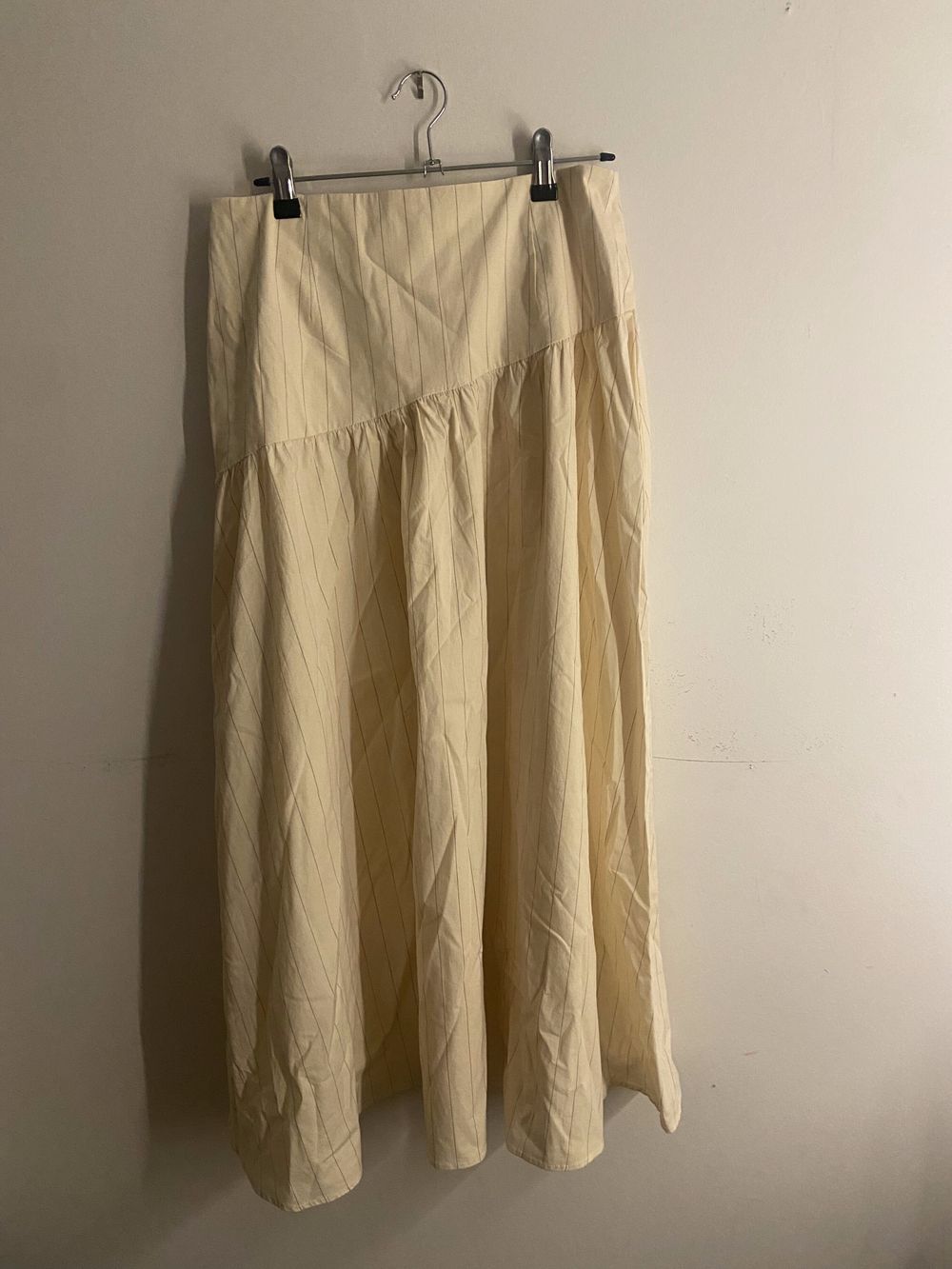 Glassons Pinstripe Beige Skirt