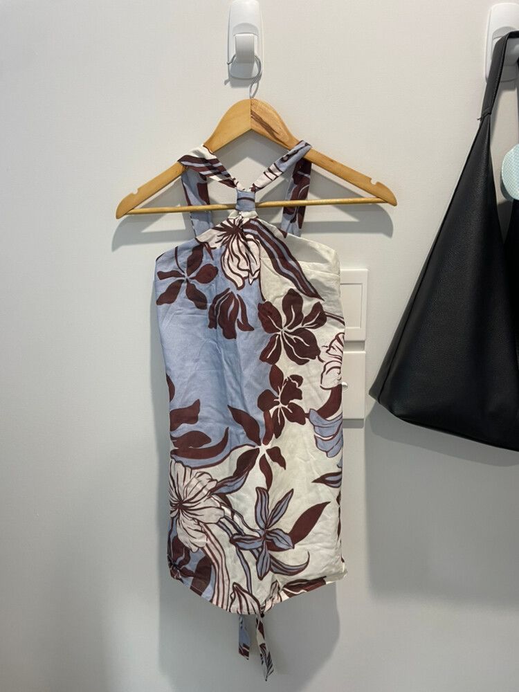 Peppermayo Floral Halter Dress