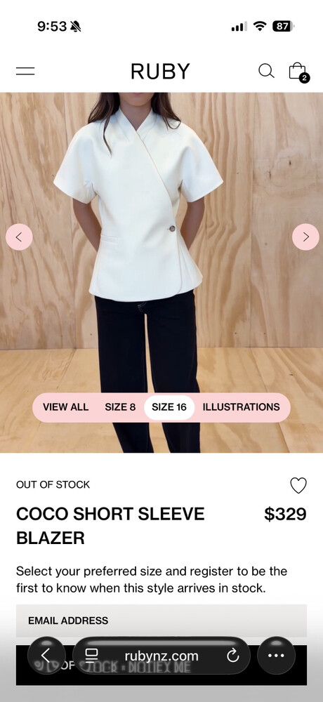 ruby coco blazer