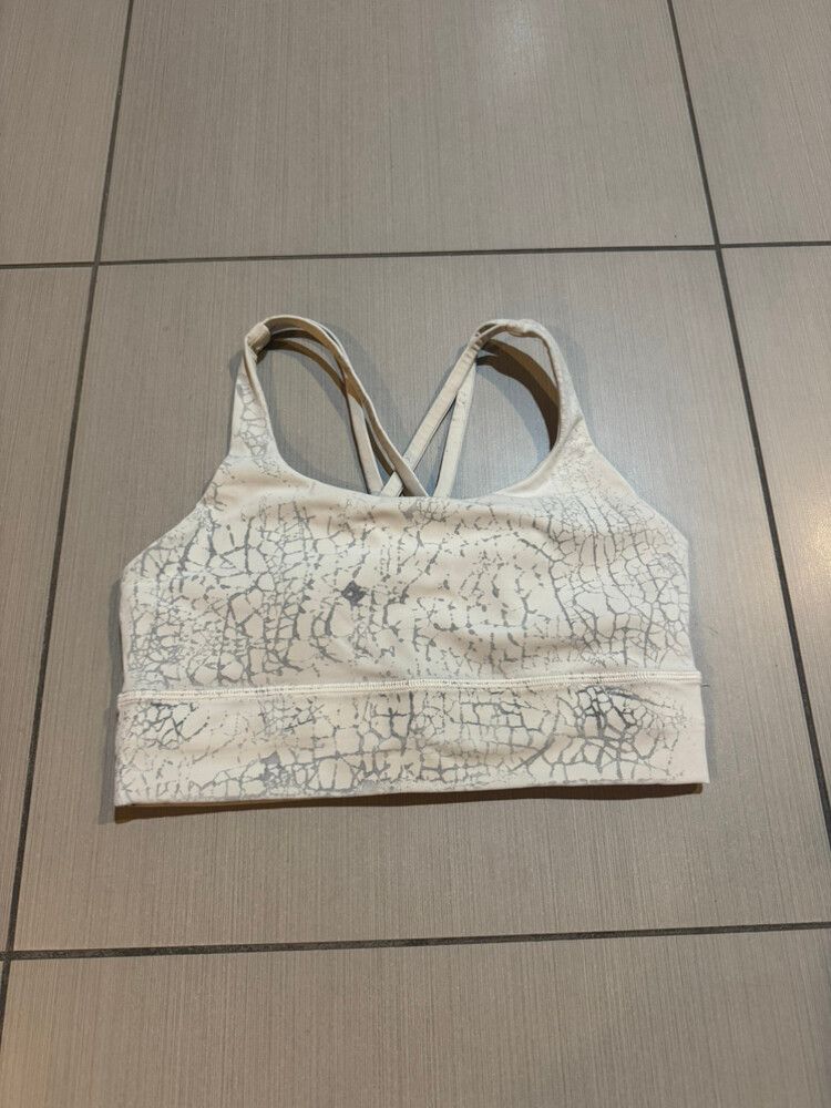 Snake print Lululemon long line energy bra