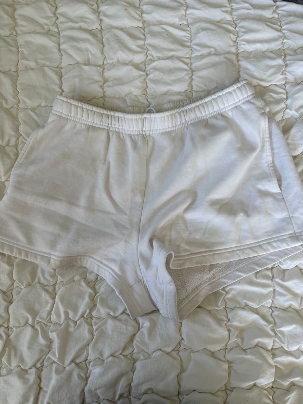 Glassons White Sweat Shorts