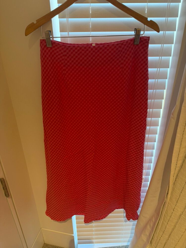 gingham skirt
