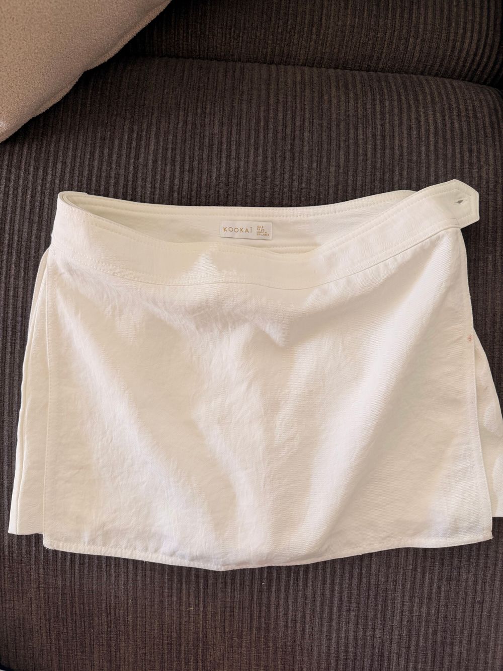 Kookai White Mini Skirt