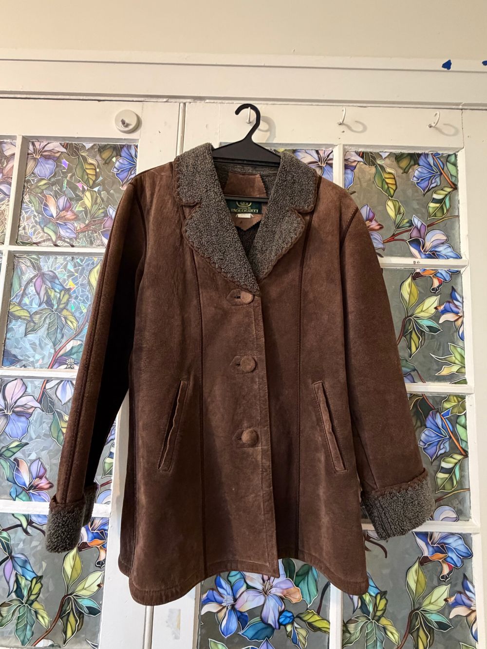 Paolo Gucci Brown Shearling Coat