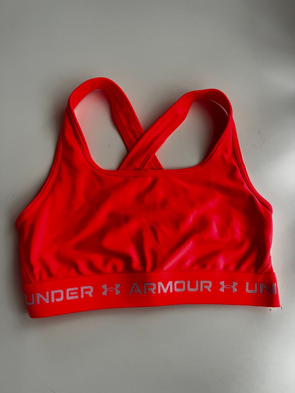 Under Armour hot pink Sports Bra
