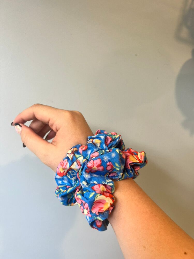 Floral Hair Scrunchies