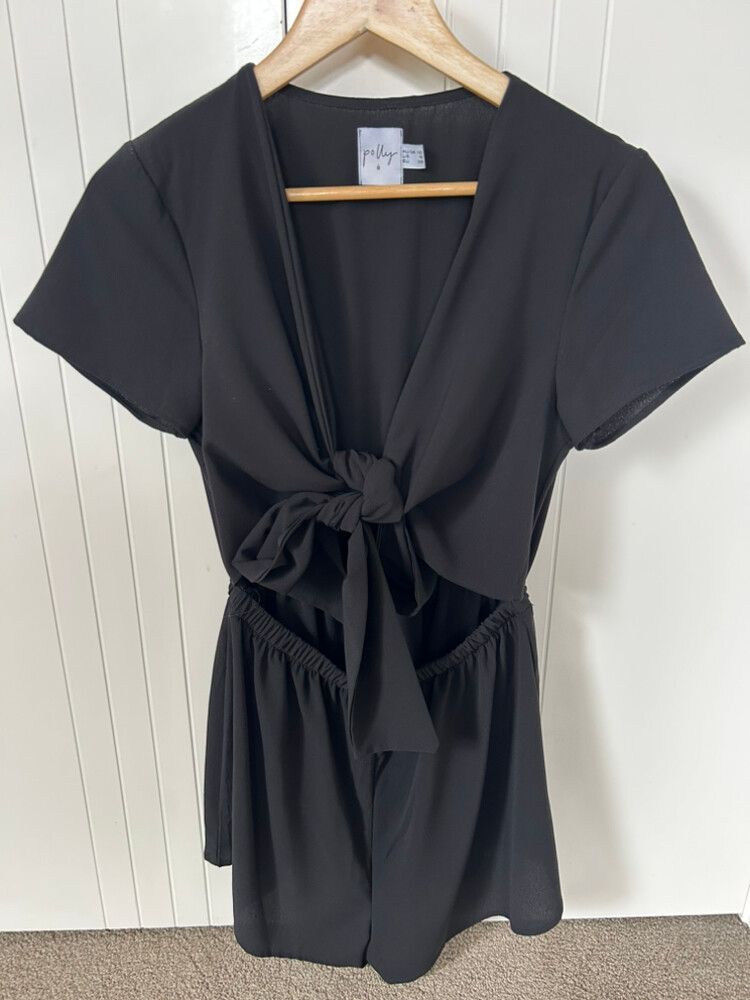 Princess Polly Black Playsuit