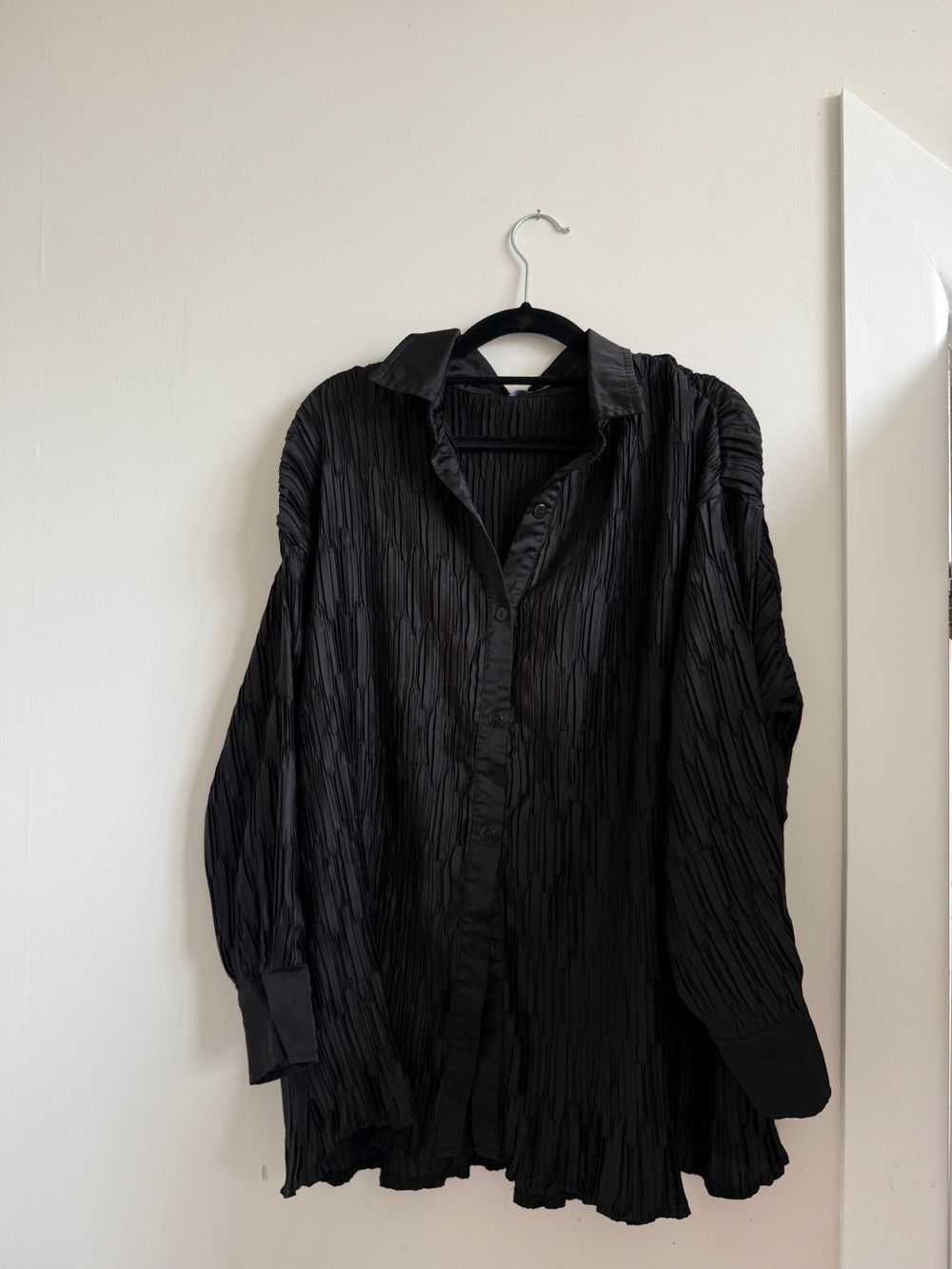 Nasty Gal Plisse Shirt