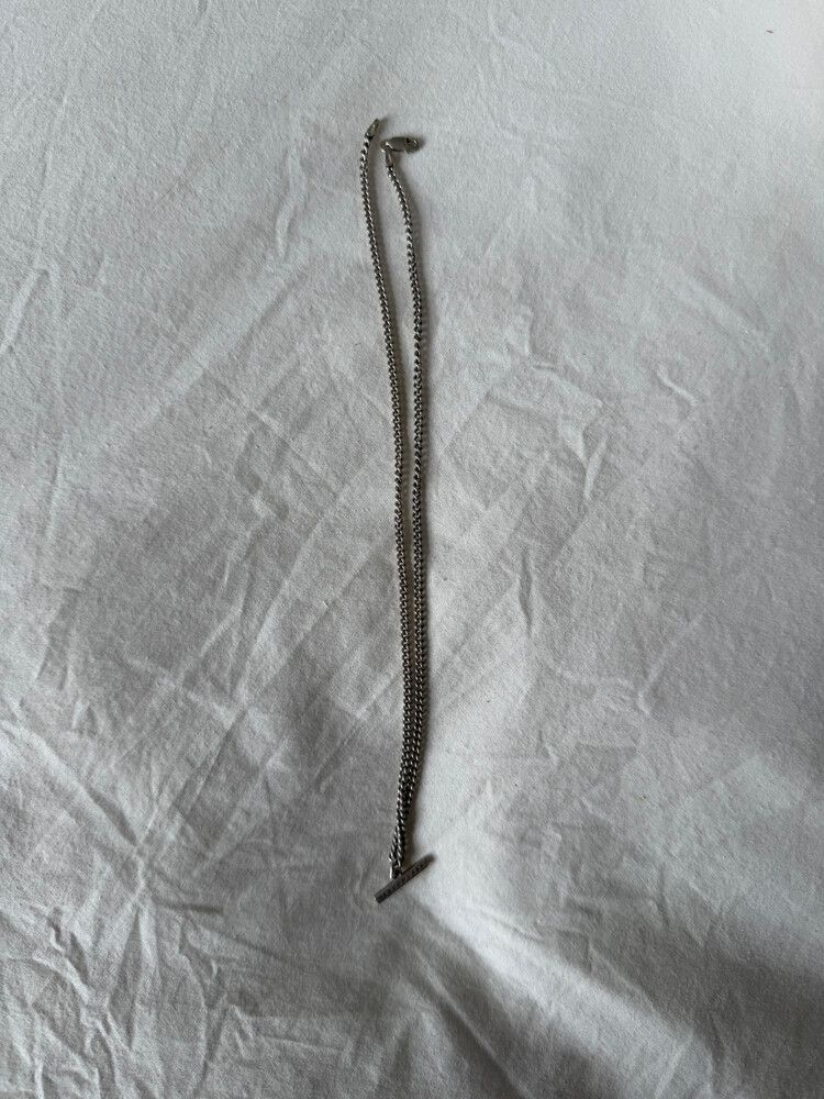 Meadowlark Petie Fob Silver Necklace