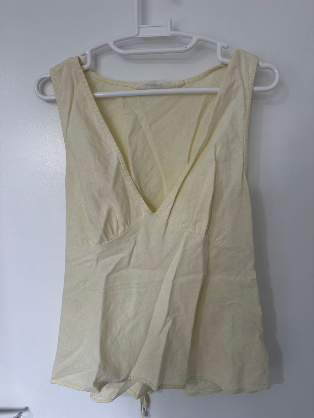 Glassons Yellow Linen Top