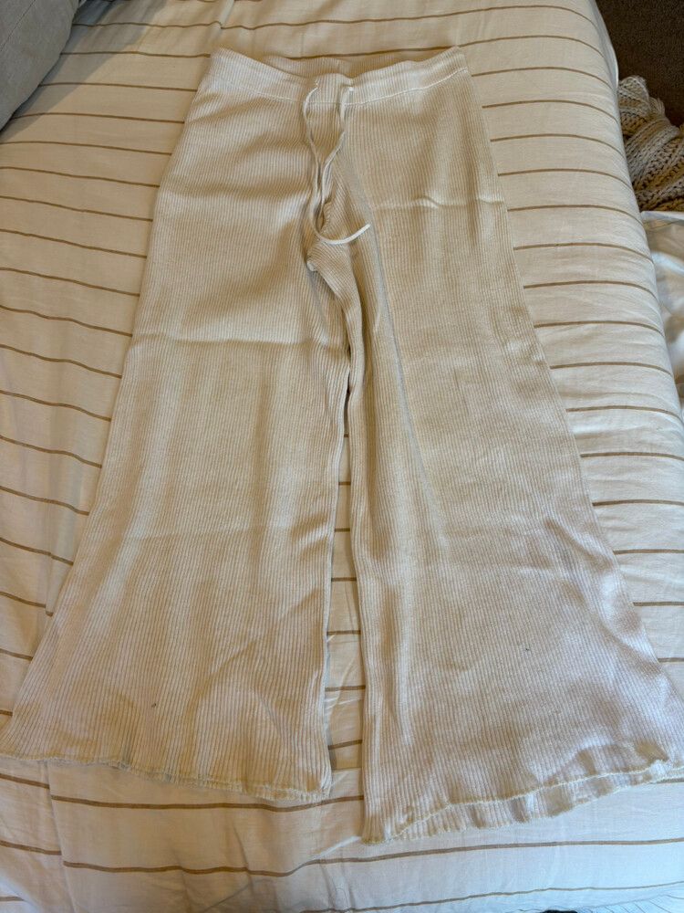 wide leg knit pants