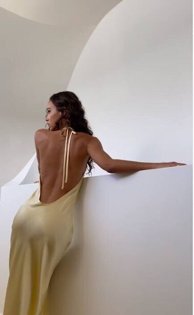 Irena Dress Lemon