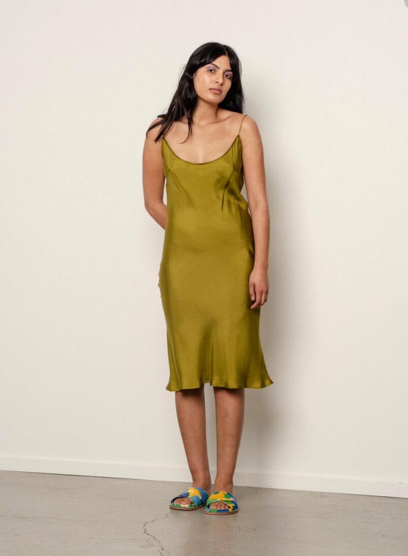 penny's green dress Penny Woven Bucket, Natural