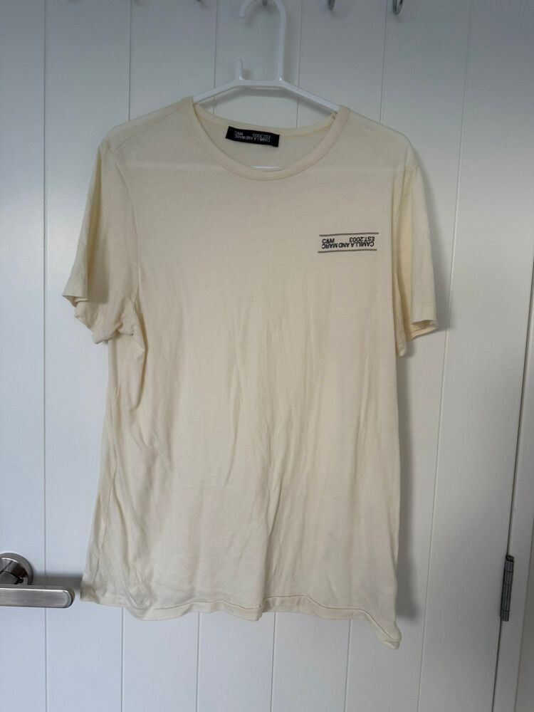 Camilla and Marc Beige Lightweight Tee