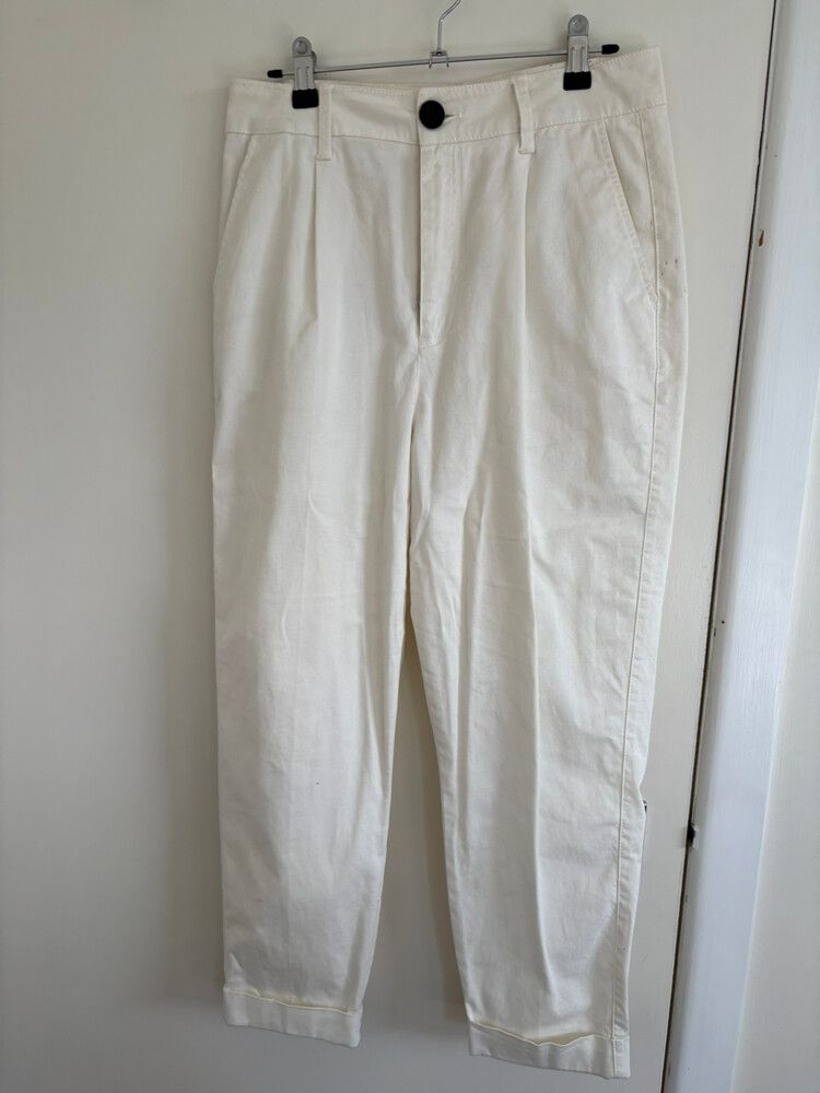 Bershka White Pants