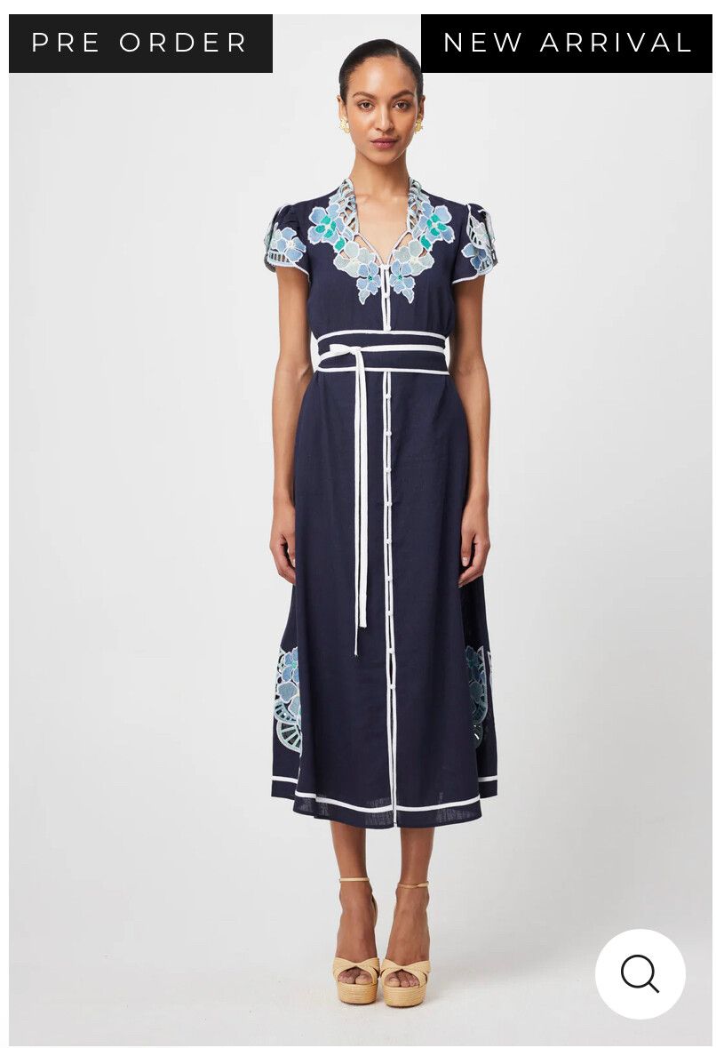 long white linen dress with sleeves The Solenne Linen Wrap Maxi Dress