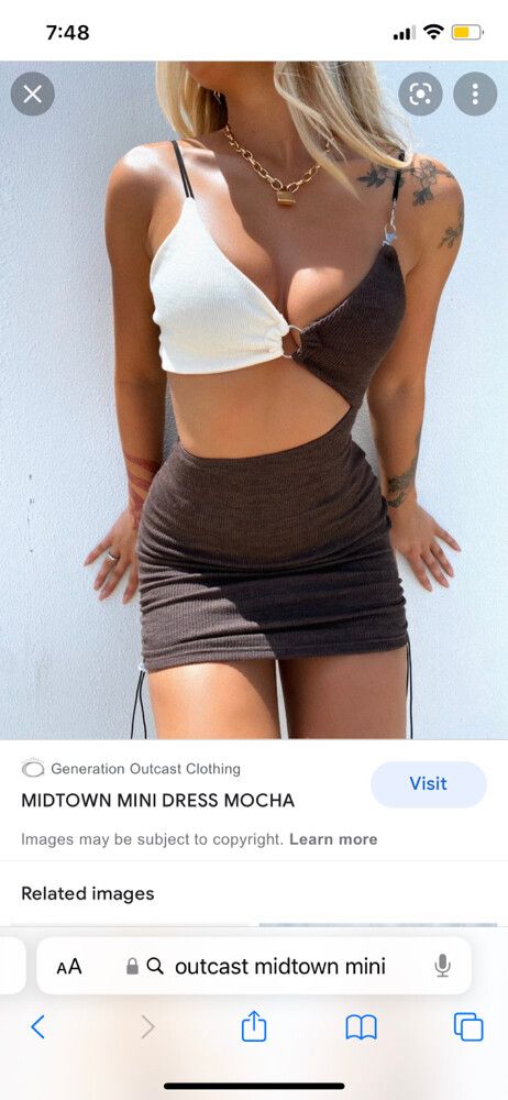 Outcast Clothing - Midtown Mini Brown on Designer Wardrobe Outcast Clothing - Midtown Mini Brown on Designer Wardrobe