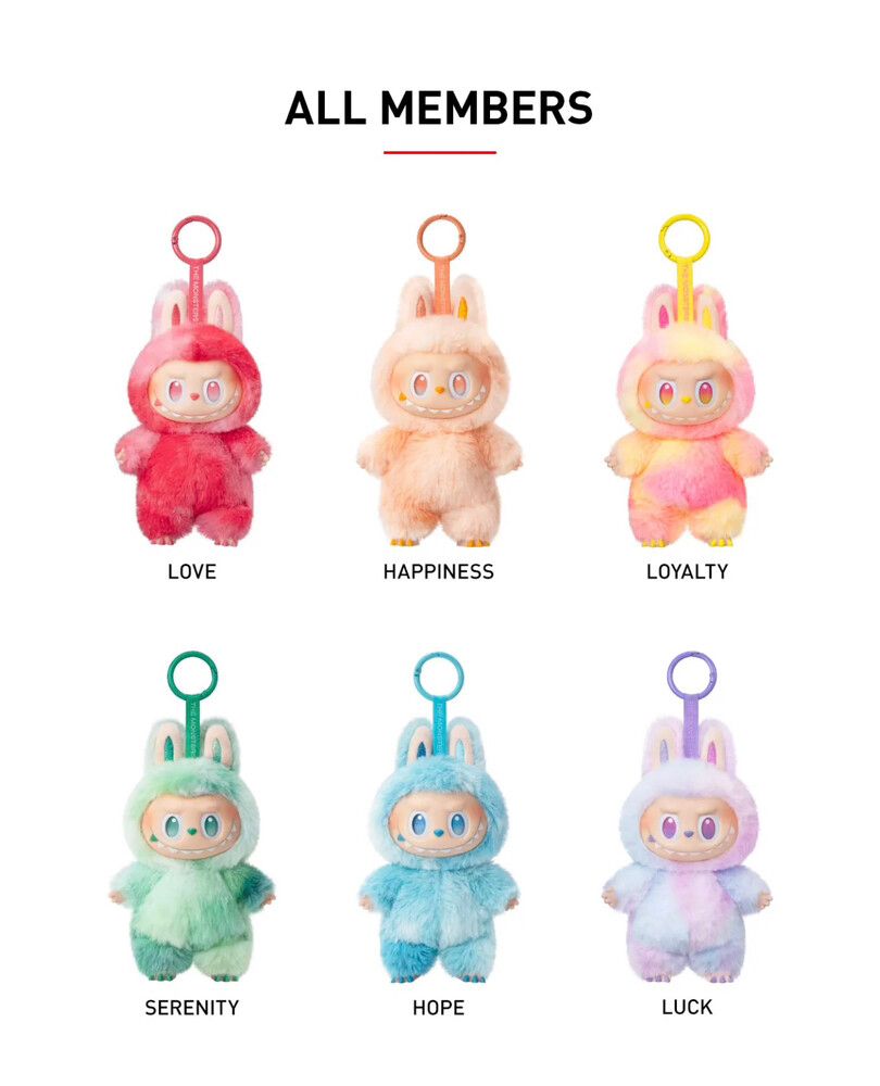 THE MONSTERS Big into Energy Series Vinyl Plush Pendant Blind Box Whole Set
