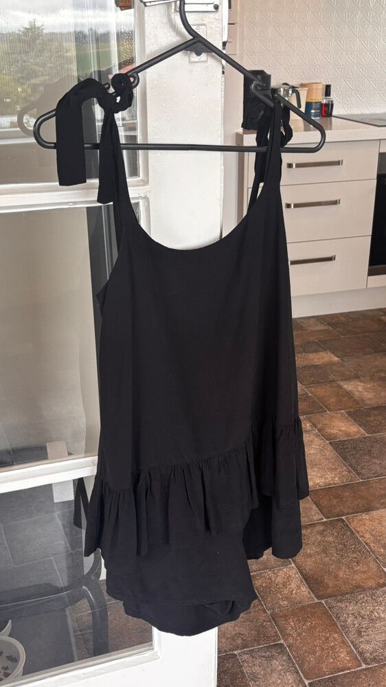Ruby Black Playsuit - Size 6