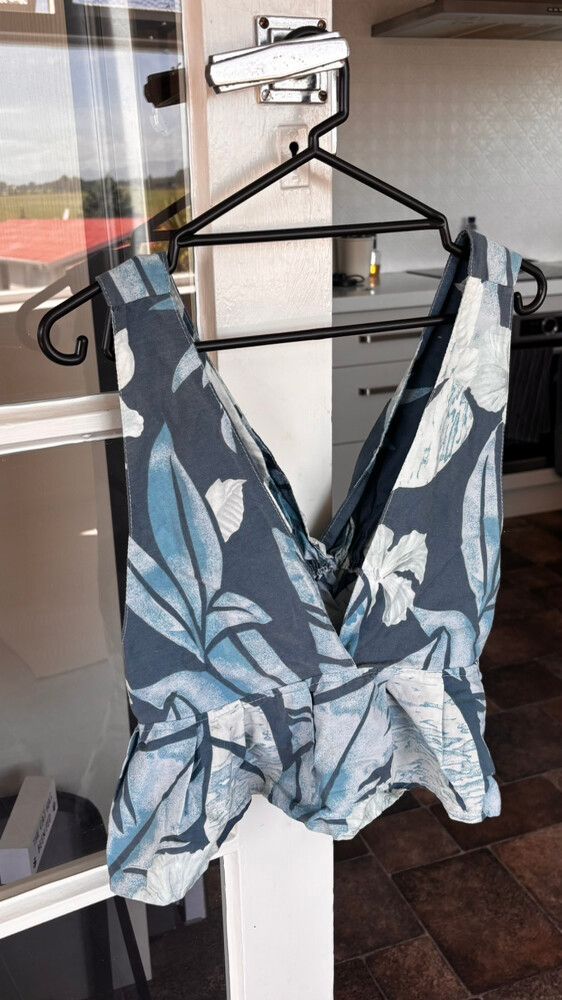 Handmade Cropped Bralette Top - Size 12-14